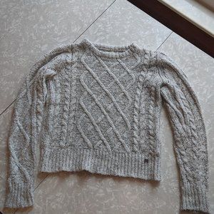 Billabong Cable Knit Cream Sweater